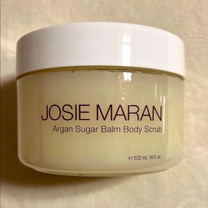 JOSIE MARAN. Argan Sugar Balm Body Scrub.Jumbo Size. 18oz/532ml.Sweet Clementine